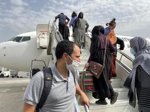 Avión de rescate de la organización israelí IsraAID.