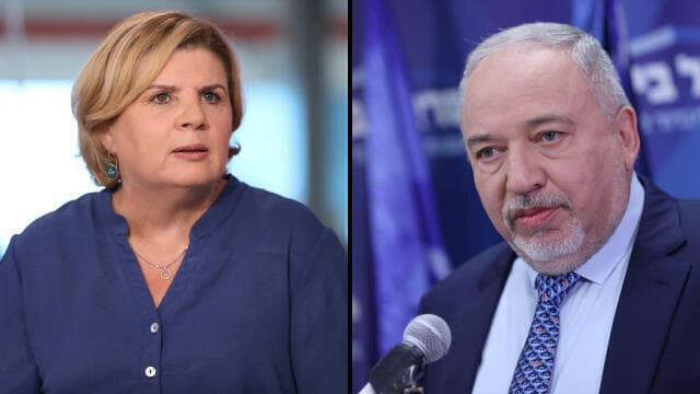 La ministra de Economía e Industria, Orna Barbivai, y el ministro de Finanzas, Avigdor Liberman. (Alex Kolomoisky and Hadar Yoavian) La ministra de Economía e Industria, Orna Barbivai, y el ministro de Finanzas, Avigdor Liberman.