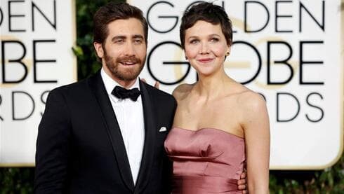 Maggie Gyllenhaal con su hermano Jake.