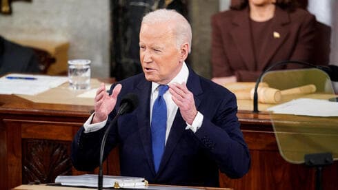 Biden destacó que Estados Unidos fue el primer país en reconocer la independencia de Israel. (POOL) Joe Biden, hablando la semana pasada en su país sobre la guerra en Ucrania.