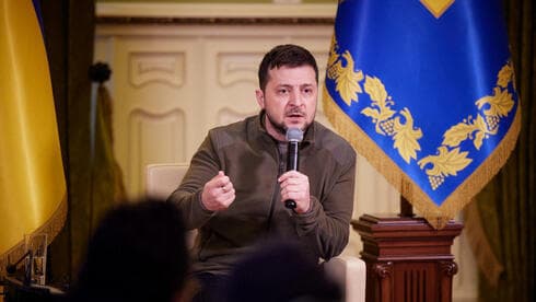 El presidente de Ucrania, Volodymyr Zelenski.