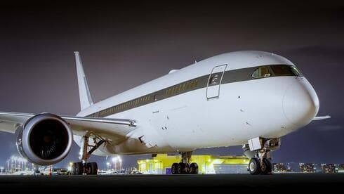 El avión privado Dreamliner de Roman Abramovich. 