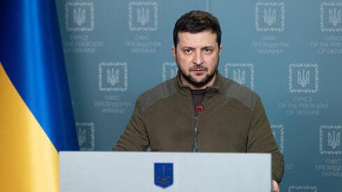 Volodimir Zelenski, presidente de Ucrania. 