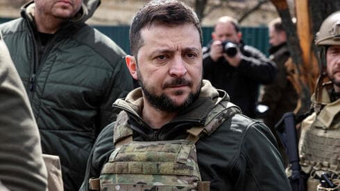 El presidente ucraniano Volodimir Zelenski. 