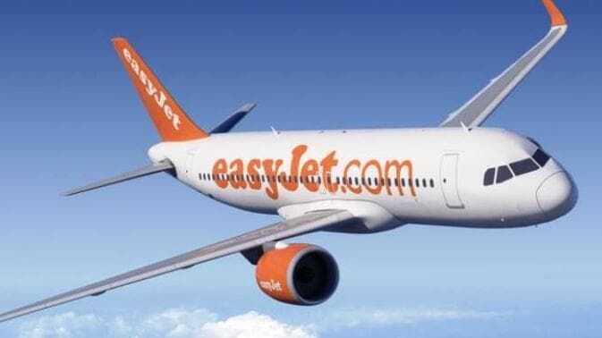 Avión de EasyJet. 
