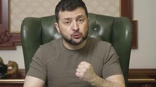 Volodimir Zelenski, presidente de Ucrania. 