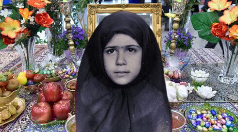 La autora Aylin Sedighi Gabbaizadeh se muestra de niña en Irán. 