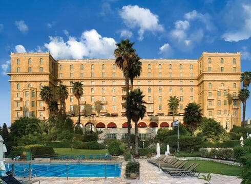 Hotel King David en Jerusalem. 