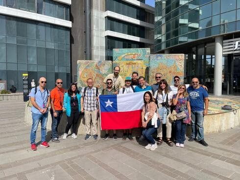 Emprendedores y empresarios chilenos del G100 viajaron a conocer el exitoso modelo israelí. (G100) Emprendedores y empresarios chilenos del G100 viajaron a conocer el exitoso modelo israelí.