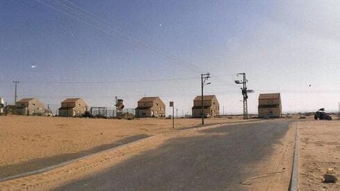 La ciudad de Kadesh Barnea en el Negev, en sus inicios en 1986.