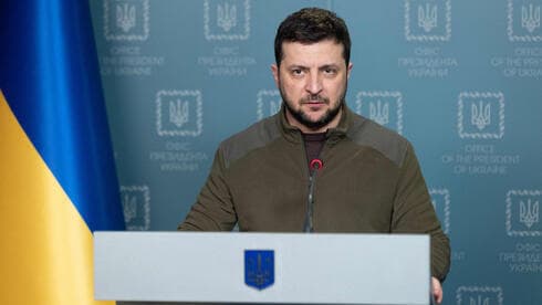 Presidente de Ucrania Volodimir Zelenski. 