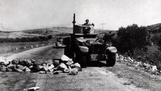Barricadas de piedra dispuestas para evitar el ingreso de soldados británicos durante la masacre. 
