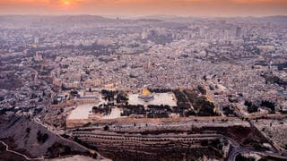 Anochecer Jerusalem
