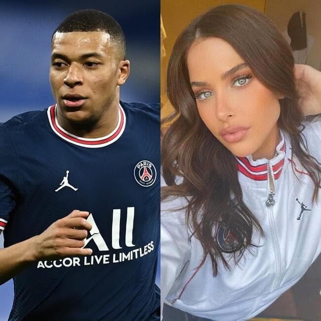 Kylian Mbappé y Aviv Meiri. 