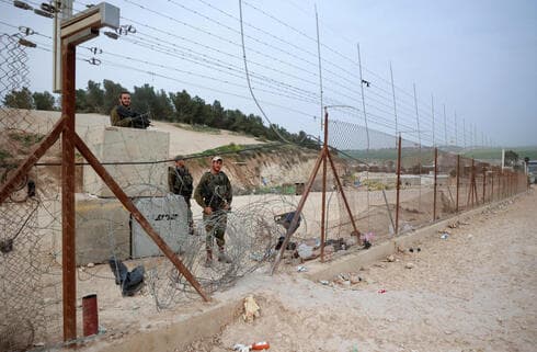 Valla fronteriza de Cisjordania.