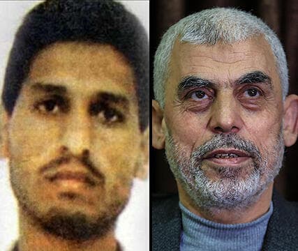 Yahya Sinwar y Mohammed Deif.