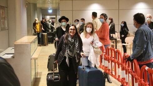 Arribos en el aeropuerto Ben Gurion. 