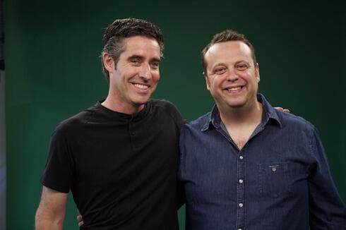 Los cofundadores de Safe School, Doron Herman (derecha) y Nir Zohar.  