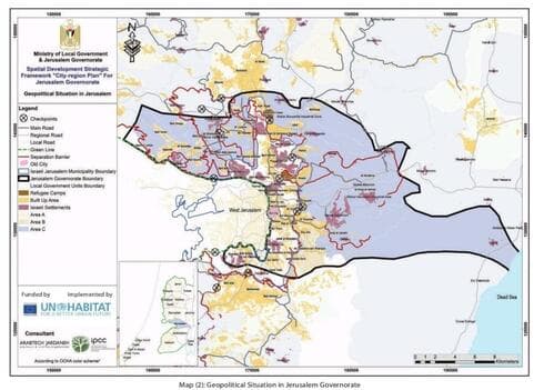 El proyecto de la Autoridad Palestina para Jerusalem. 