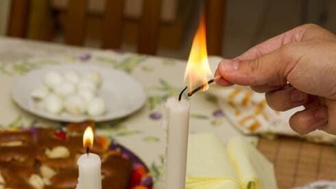 Velas de Shabat.