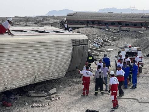 Descarrilamiento en Irán.