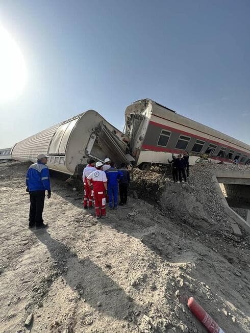 Descarrilamiento en Irán.