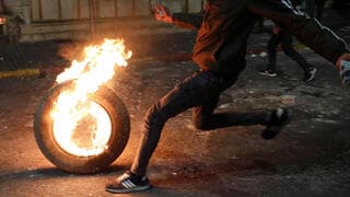 Disturbios en Hebrón. 
