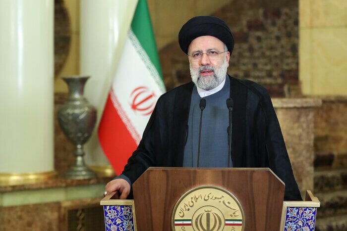 El presidente iraní Ebrahim Raisi se dirige a la Asamblea General de la ONU.