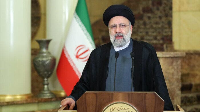 El presidente iraní Ebrahim Raisi se dirige a la Asamblea General de la ONU.