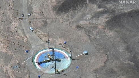 Maxar Technologies muestra una plataforma de lanzamiento en el puerto espacial Imam Jomeini. (Reuters) Maxar Technologies muestra una plataforma de lanzamiento en el puerto espacial Imam Jomeini.