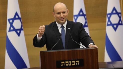 Primer Ministro saliente Naftalí Bennett. 