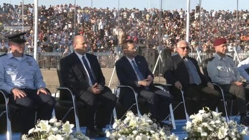 El primer ministro, Naftali Bennett, y el presidente de Israel, Isaac Herzog.