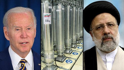 El presidente Joe BIden, las centrifugadoras iraníes y el presidente Ebrahim Raisi. (AP, EPA, AFP) El presidente Joe BIden, las centrifugadoras iraníes y el presidente Ebrahim Raisi.