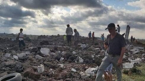 Secuelas del ataque en Tartus. 