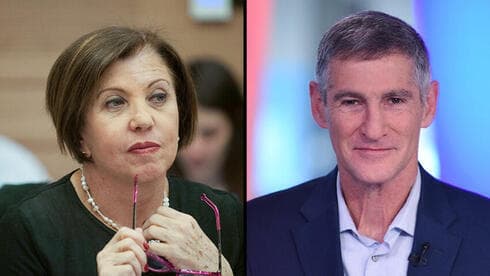 Zehava Galon y Yair Golan, candidatos de Meretz. 