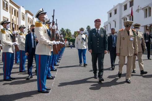 Aviv Kochavi en Marruecos. 