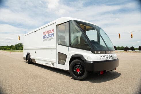 La furgoneta eléctrica presentada por REE Automotive. 