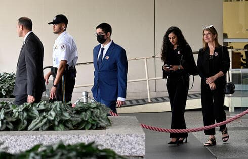 La familia de Abu Akleh tras reunirse con funcionarios estadounidenses.