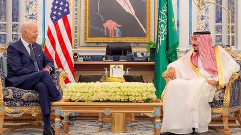 El presidente de Estados Unidos, Joe Biden, durante su viaje a Arabia Saudita. (Reuters) El presidente de Estados Unidos, Joe Biden, durante su viaje a Arabia Saudita.