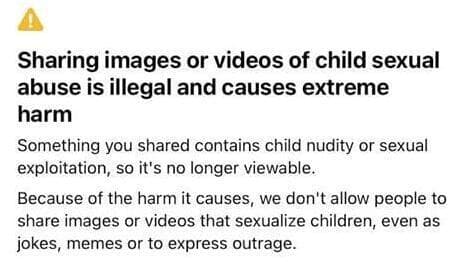 Un mensaje en una página de Facebook que fue prohibida. (Asociación de Internet de Israel) Un mensaje en una página de Facebook que fue prohibida.