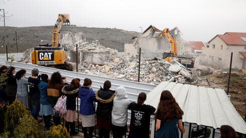 Demoliciones de casas en territorio de Cisjordania. 