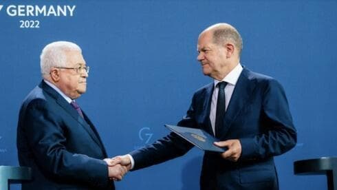 Abbas y Scholz, reunidos en Berlín. 
