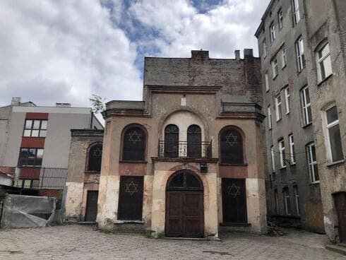 Sinagoga Reicher en Lodz, Polonia. 