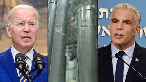 El presidente estadounidense Joe Biden y el primer ministro Yair Lapid. 
