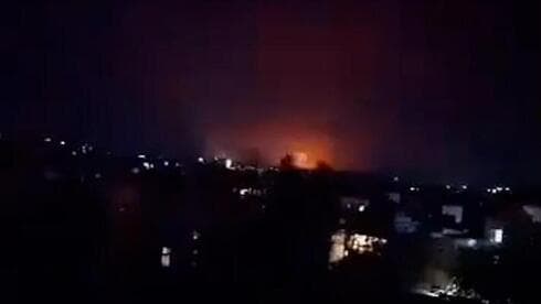 Bombardeo en Siria atribuido a Israel. 