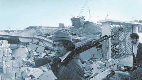 Secuelas de la operación israelí contra el grupo Septiembre Negro en Beirut en 1973 en represalia por la masacre de Munich. (AP) Secuelas de la operación israelí contra el grupo Septiembre Negro en Beirut en 1973 en represalia por la masacre de Munich.