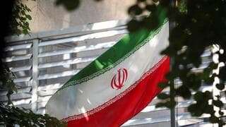 La bandera iraní. 