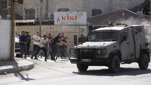 Fuerzas de las FDI en acción en Jenin. 