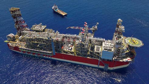 La plataforma de gas natural Karish. 