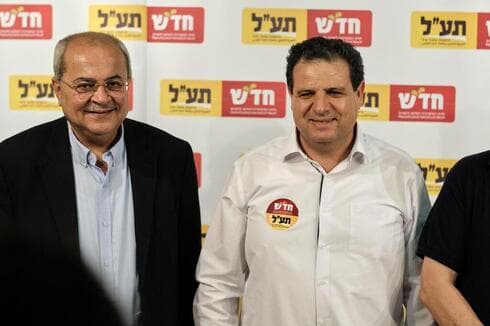 Los colíderes de Hadash-Ta'al, Ahmad Tibi y Ayman Odeh. Sin este sector árabe, tal vez Lapid no pueda formar gobierno. (Hadash-Ta'al) Los colíderes de Hadash-Ta'al, Ahmad Tibi y Ayman Odeh.